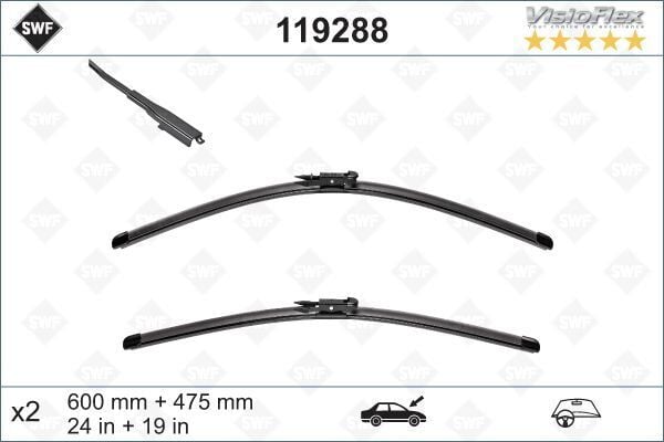 Bmw E90 E92 Silecek Süpürgesi Takımı 600mm / 475mm