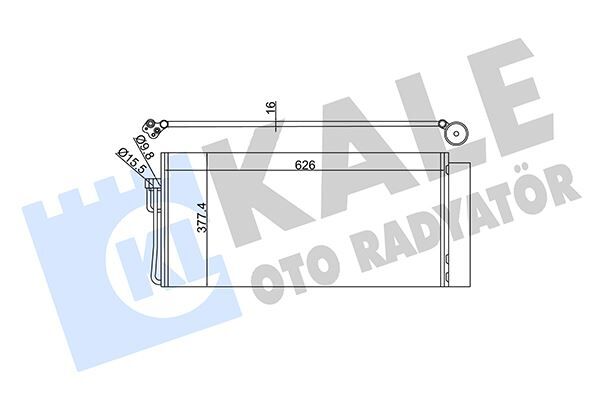 Bmw 5 Serisi E60 Dizel M57 N57 N67 Klima Radyatörü 64509122827