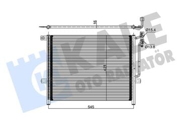 Bmw 3 Serisi E46 M43 M52 M54 N40 N42 N45 Klima Radyatörü 64538377614