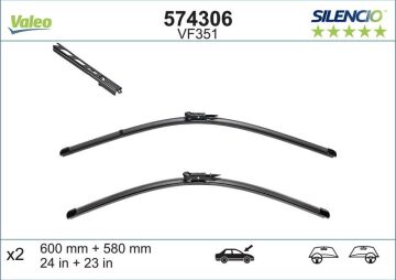 Bmw 5 Serisi E60 Silecek Süpürgesi Ön Takım  61610431438