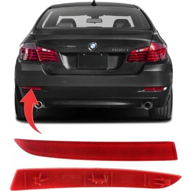 Bmw 5 Serisi F10 LCI Tampon Reflektörü Arka Sol 14-16 63147318555