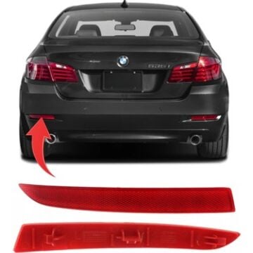Bmw 5 Serisi F10 LCI Tampon Reflektörü Arka Sol 14-16 63147318555