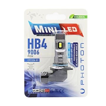 Photon Mini Hb4 9006 12-24V Compact Led (Tekli Blister) CP2306 B1