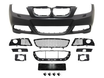 Bmw 3 Serisi E90 Ön Tampon M Tech  Komple Dolu 2005-2008
