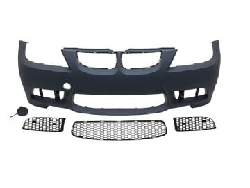 Bmw 3 Serisi E90 M3 Ön Tampon Komple Dolu 2005-2008 (Park Sensör Delikleri Açılabilir)